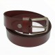 Men's Black/Dark Tan Real Leather Handmade Belts Zest-MHB-005