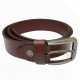 Men's Black/Dark Tan Real Leather Handmade Belts Zest-MHB-005