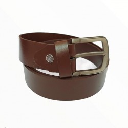Men's Dark Tan Real Leather Handmade Belt Zest-MHB-007 Men's Dark Tan Real Leather Handmade Belt Zest-MHB-007