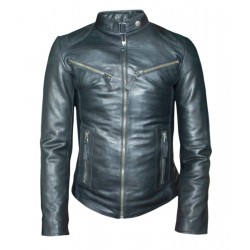 Made-to-measure|Women's Biker/Fashion Real Leather Handmade Jacket Zest-WHJ-004