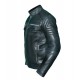 Made-to-measure|Men's Black/Brown Real Leather Handmade Jacket Zest-MHJ-001