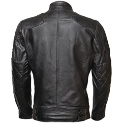 Made-to-measure|Men's Black & Red Real Leather Handmade Jacket Zest-MHJ-002 Made-to-measure|Men's Black & Red Real Leather Handmade Jacket Zest-MHJ-002