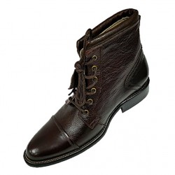 Brown Real Leather Formal/Casual Boots ZEST-MHS-002 Brown Real Leather Formal/Casual Boots ZEST-MHS-002