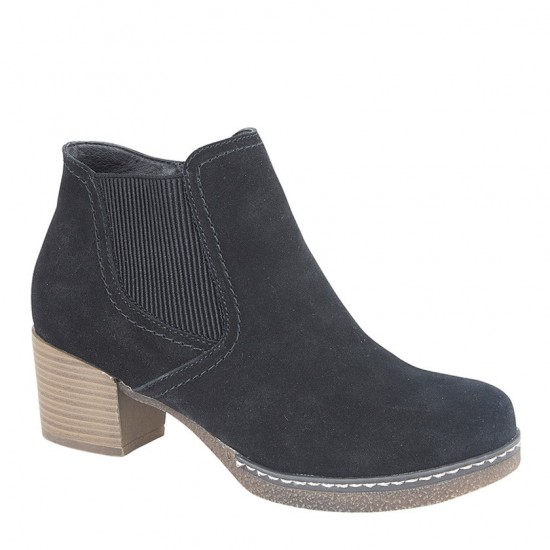 CIPRIATA 'MONALISA' Dark Navy Side Gusset/Inside Zip Ankle Boot L 816