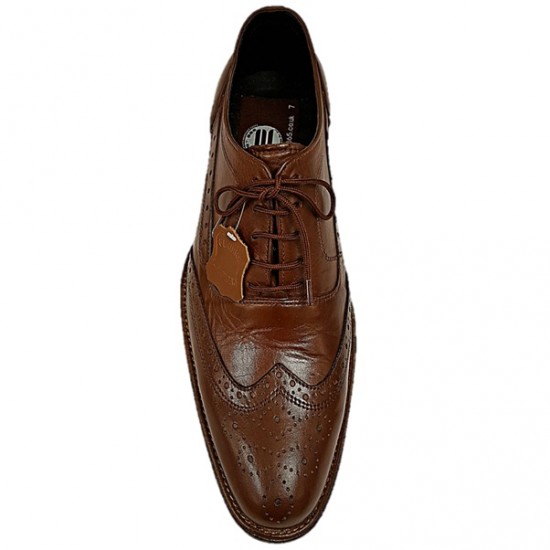 Dark Tan Brogues Italian Design ZEST-MHS-011