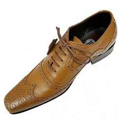 Tan Lace Up Brogues, Smart Dress Shoes ZEST-MHS-004 Tan Lace Up Brogues, Smart Dress Shoes ZEST-MHS-004