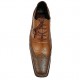 Dark Tan and Brown Italian Brogues, Smart Shoes ZEST-MHS-015