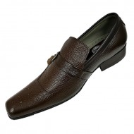 Brown Single Strap Slip On Smart Dress Shoes ZEST-MHS-029 Brown Single Strap Slip On Smart Dress Shoes ZEST-MHS-029