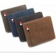 Men's Stylish Simple Casual Black/Coffee/Navy/Tan Leisure Short PU Leather Wallet - Zest-MW-001